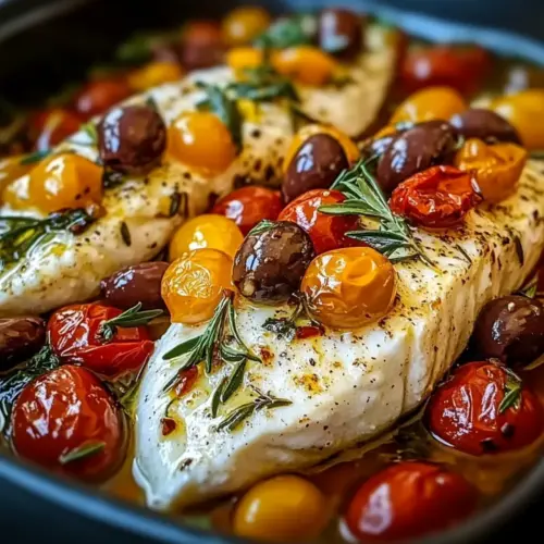 Mediterranean Baked Fish Delight