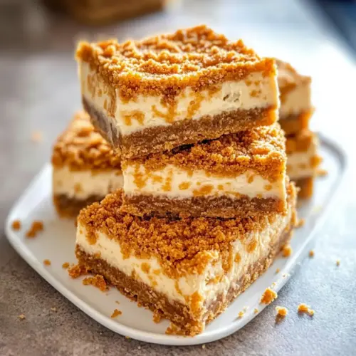 Butterscotch Graham Cracker Cheesecake Bars
