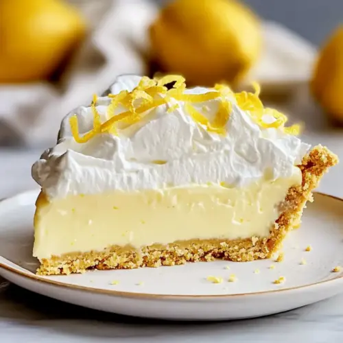 Sunshine Lemon Cream Pie