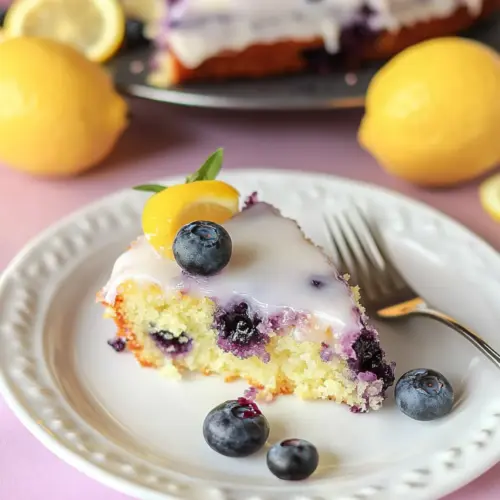 Lemon Blueberry Sheet Cake