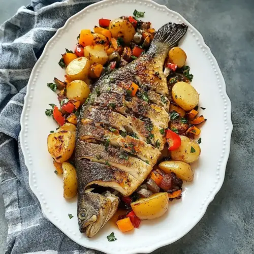 Oven Baked Mediterranean Branzino
