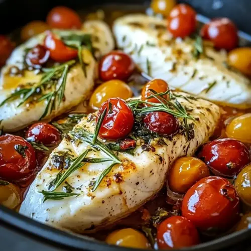 Mediterranean Baked Fish Delight