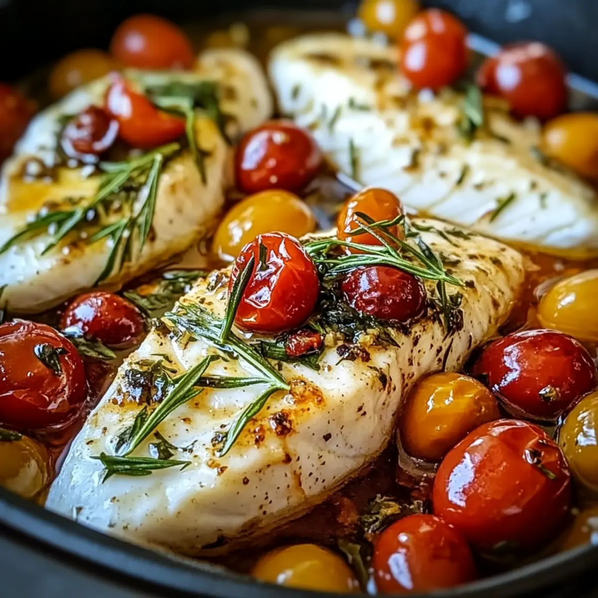 Mediterranean Baked Fish Delight