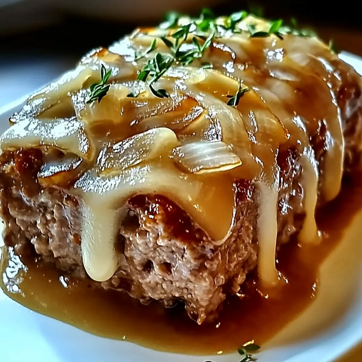 French Onion Meatloaf
