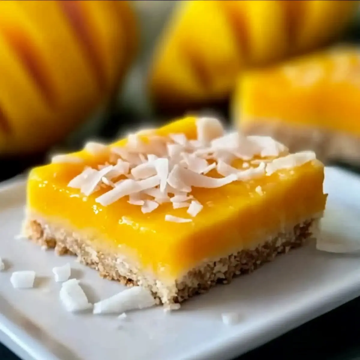 Mango Coconut Bars