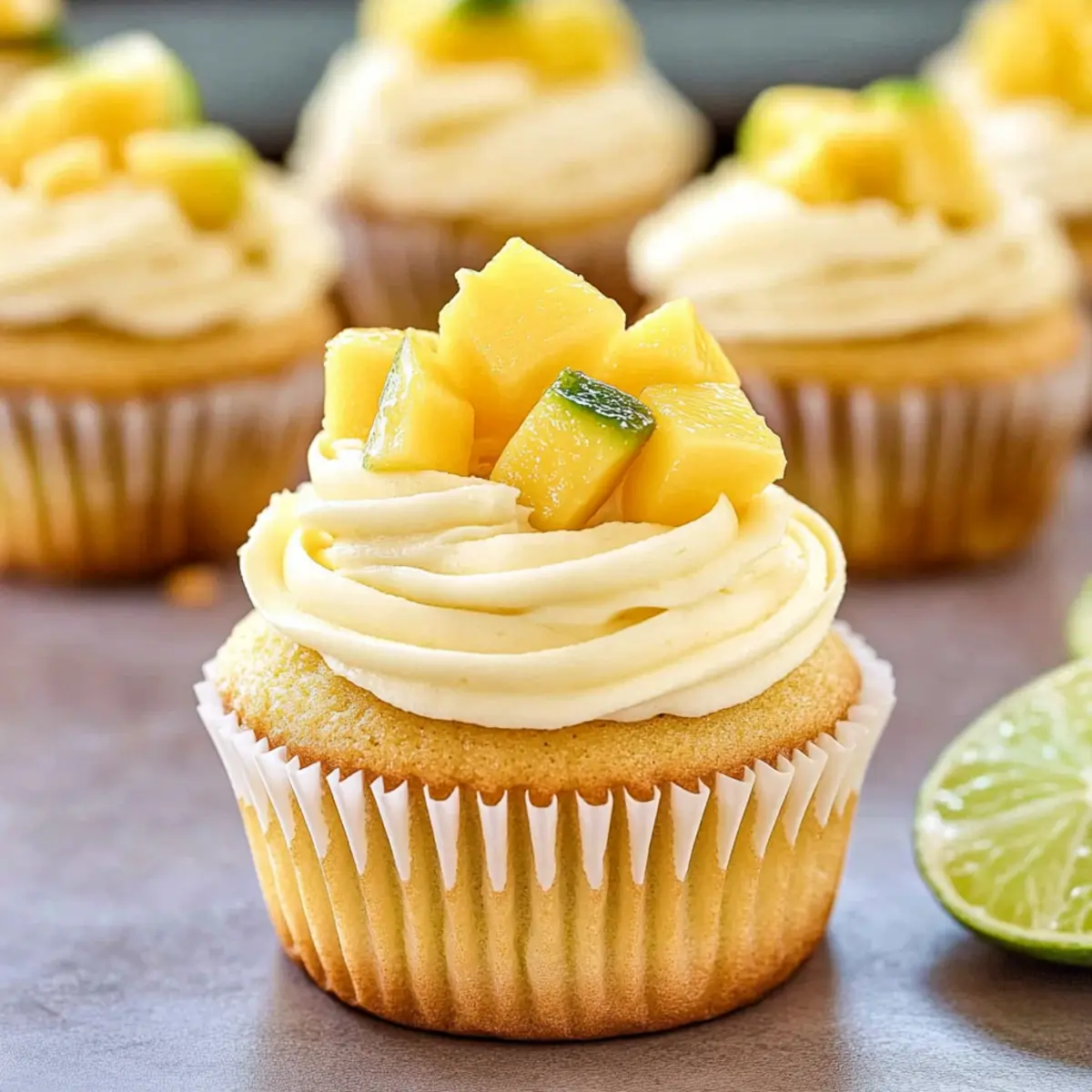 Delicious Mango Cupcakes: Taste the Summer in Every Bite! 4 Mango Cupcakes