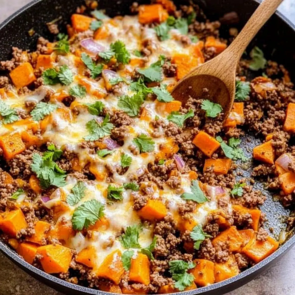 Southwest Ground Beef and Sweet Potato Skillet for Family Fun 2 unnamed file 14