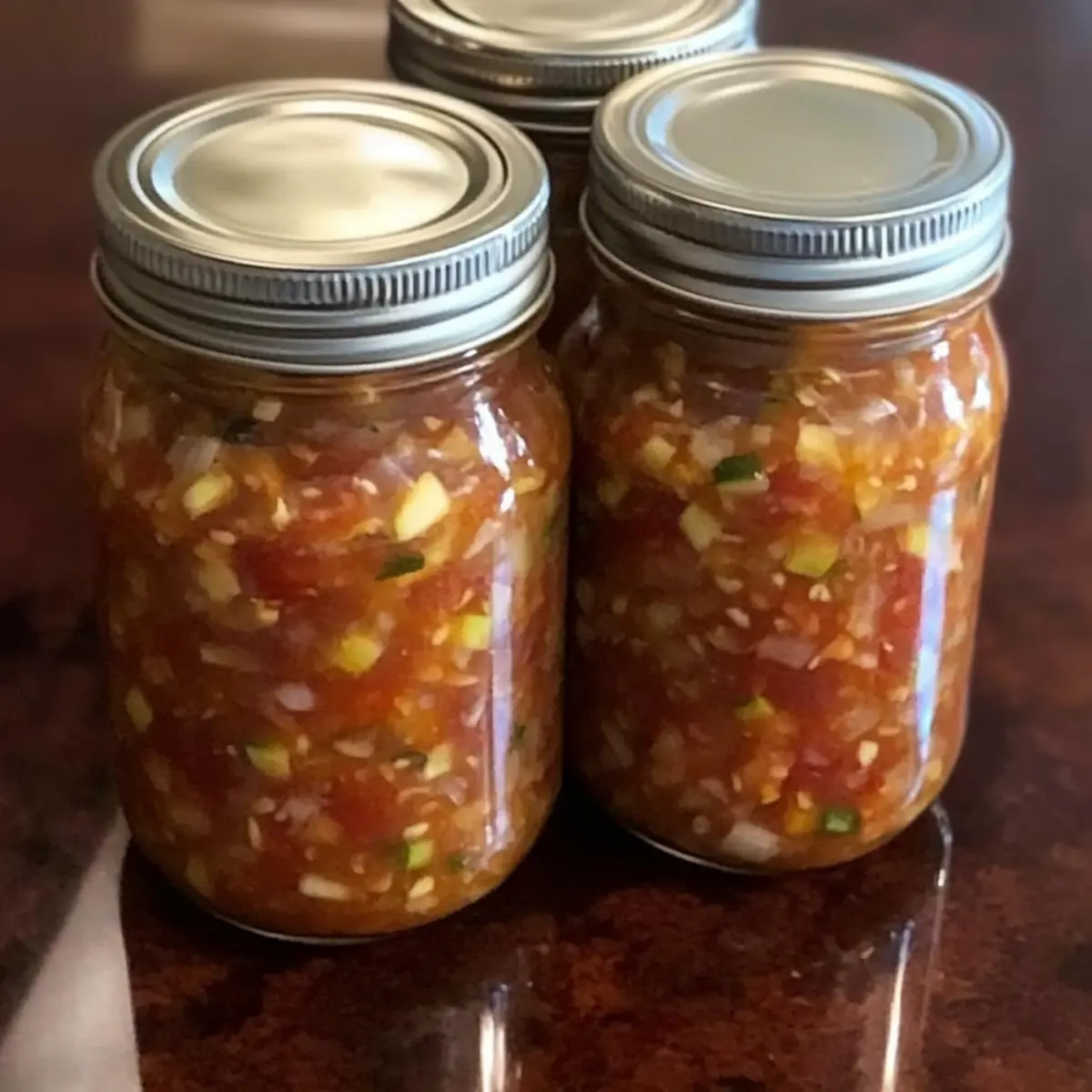 Zucchini Salsa Canning