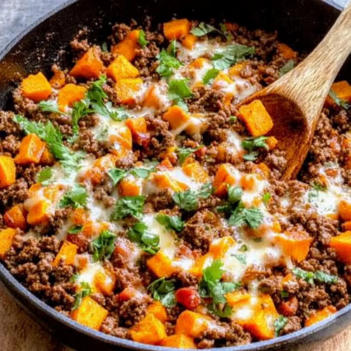 Southwest Ground Beef and Sweet Potato Skillet for Family Fun 3 unnamed file 15