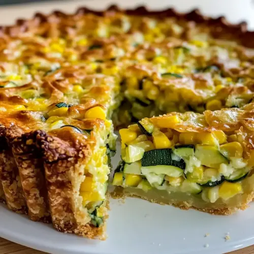 Sweet Corn and Zucchini Pie