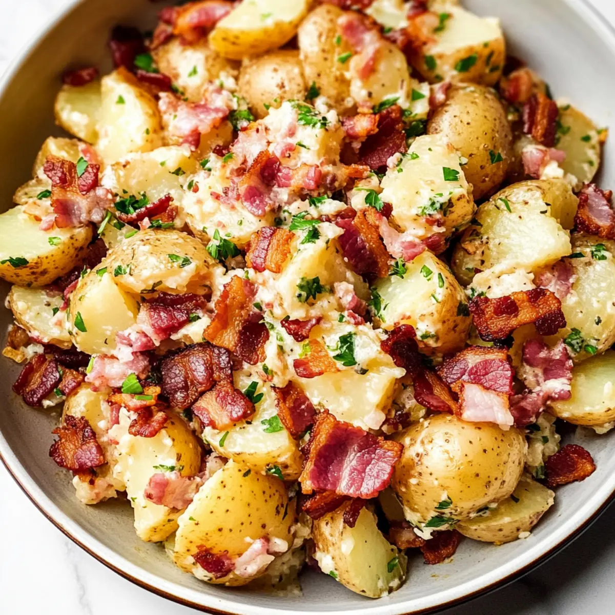 Tasty German Potato Salad with Bacon and Tangy Dressing 3 unnamed file 227