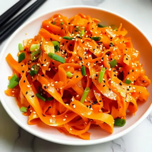 Asian Shredded Carrot Salad