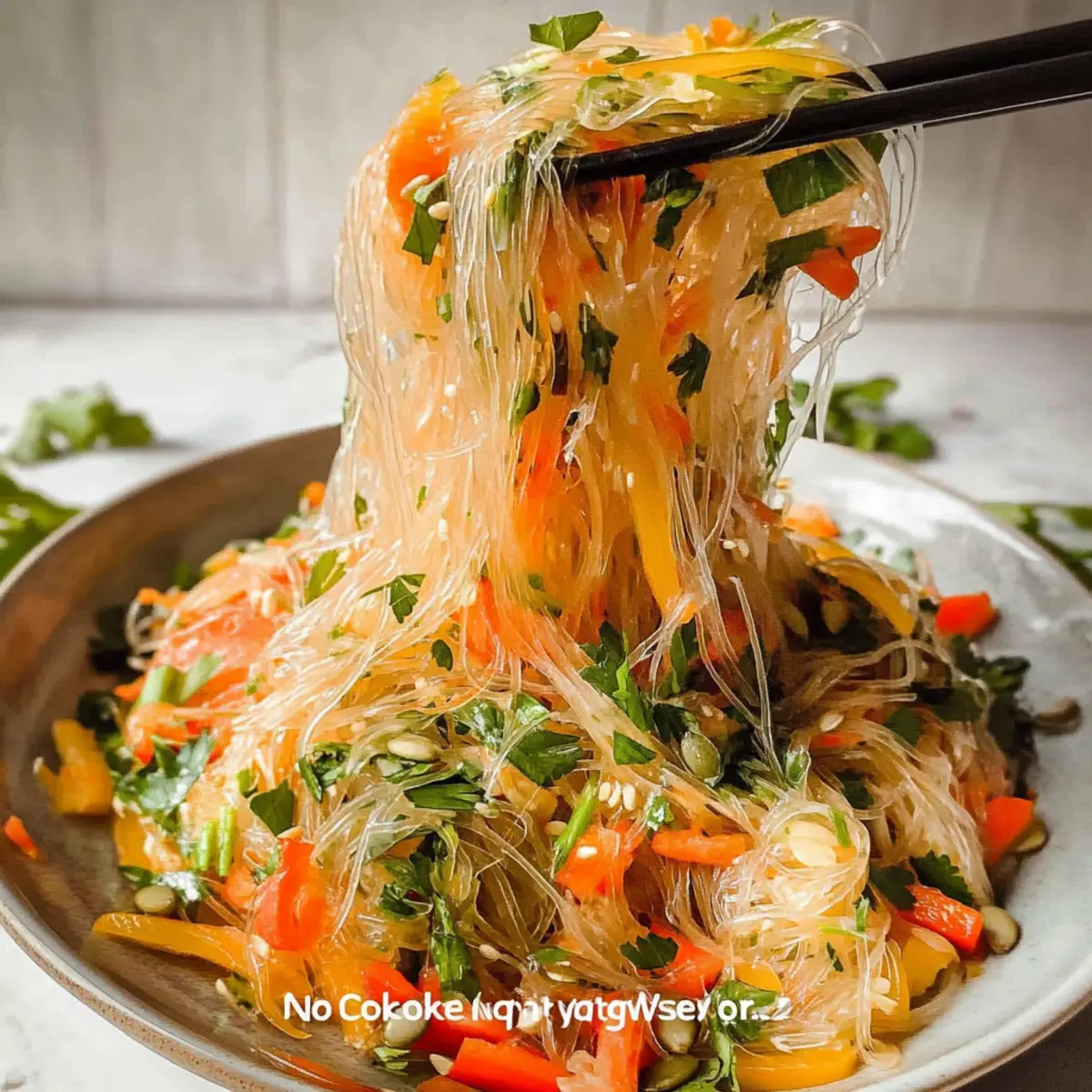 No Cook Noodle Salad with a Tangy Dressing for Refreshing Meals 4 No Cook Noodle Salad with a Tangy Dressing