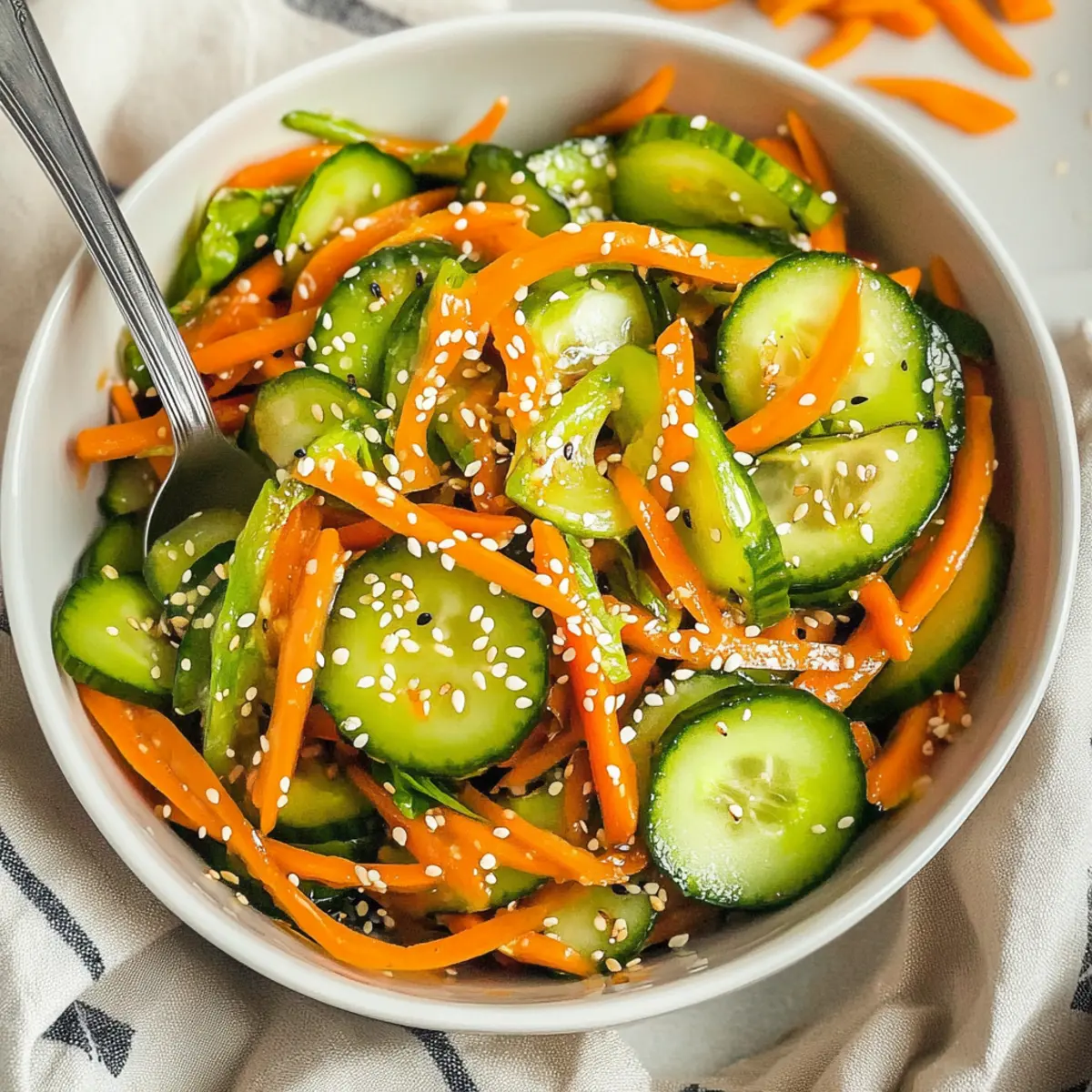 Cucumber and Carrot Salad