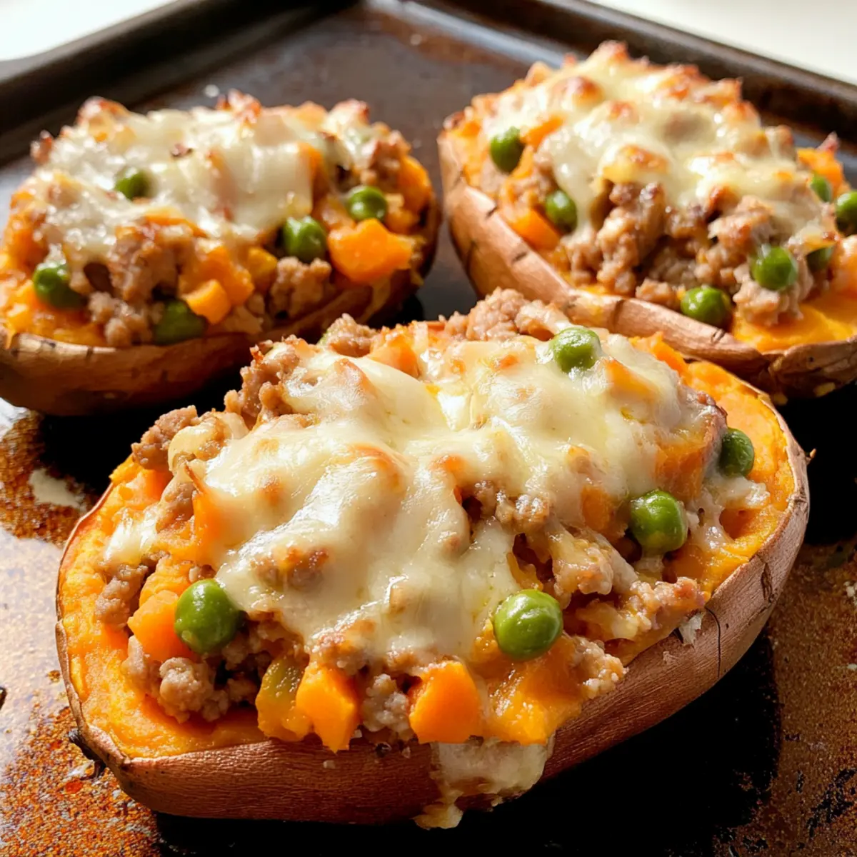 Shepherd's Pie Stuffed Sweet Potatoes: Comfort with a Twist 4 Shepherd's Pie Stuffed Sweet Potatoes