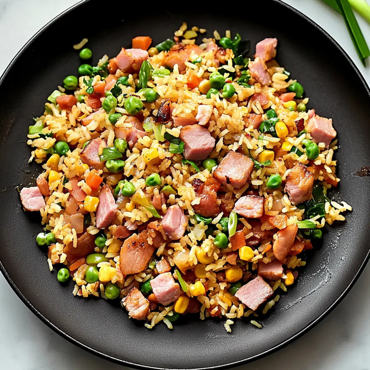 Savory Ham Fried Rice: Quick Dinner from Leftovers 4 Ham Fried Rice