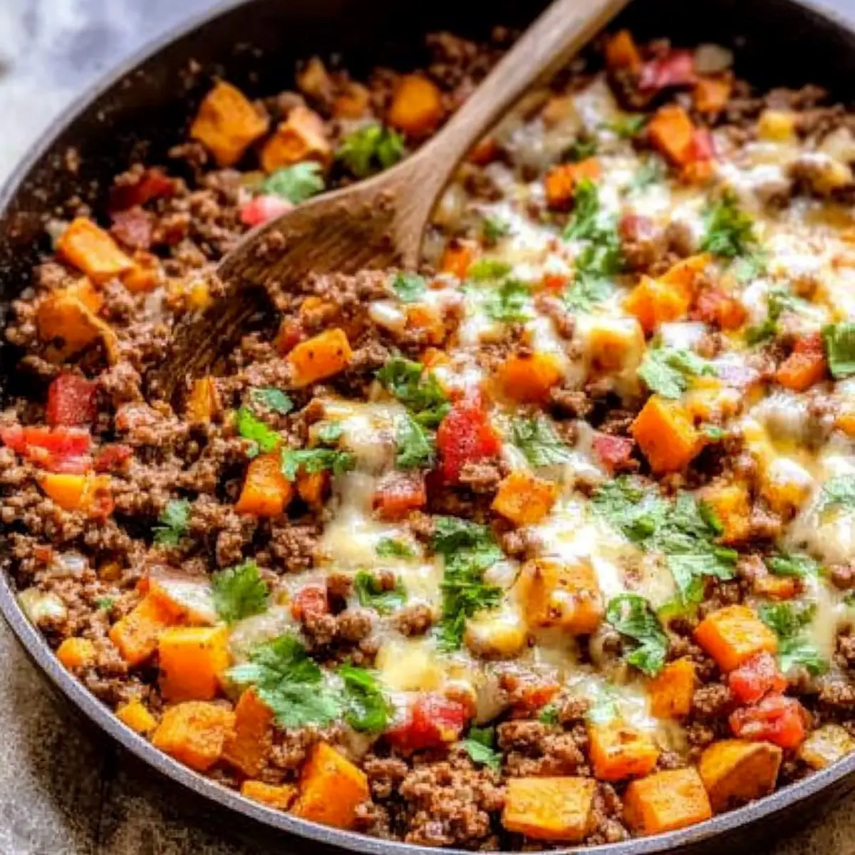 Savory Southwest Ground Beef and Sweet Potato Skillet Delight 4 Southwest Ground Beef and Sweet Potato Skillet