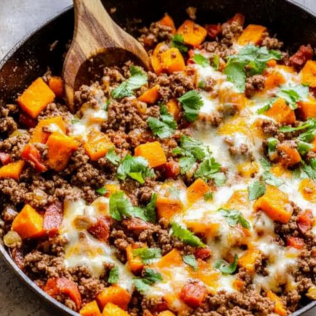 Savory Southwest Ground Beef and Sweet Potato Skillet Delight 1 unnamed file 313