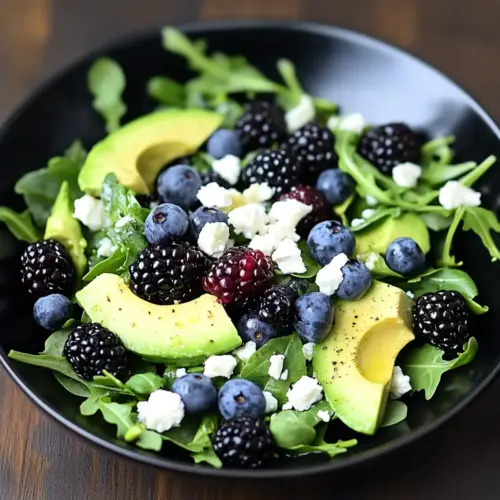 Refreshing Blackberry, Avocado, and Arugula Salad in 15 Minutes 16 Blackberry, Avocado, and Arugula Salad