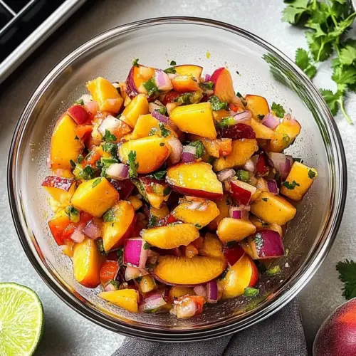 Fresh Peach Salsa
