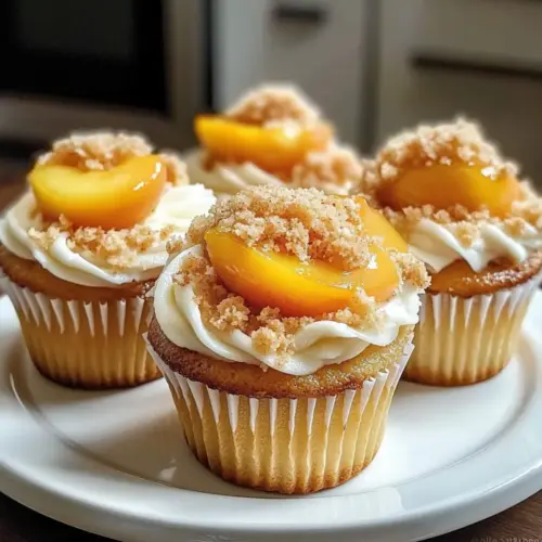 Peach Cobbler Cupcakes: Your New Favorite Summer Treat 3 Peach Cobbler Cupcakes