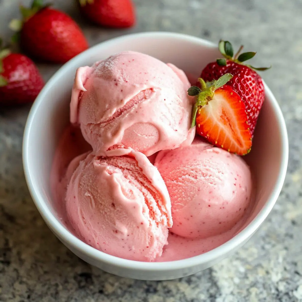 Ninja Creami Strawberry Frozen Yogurt: 3-Ingredient Bliss 4 Ninja Creami Strawberry Frozen Yogurt