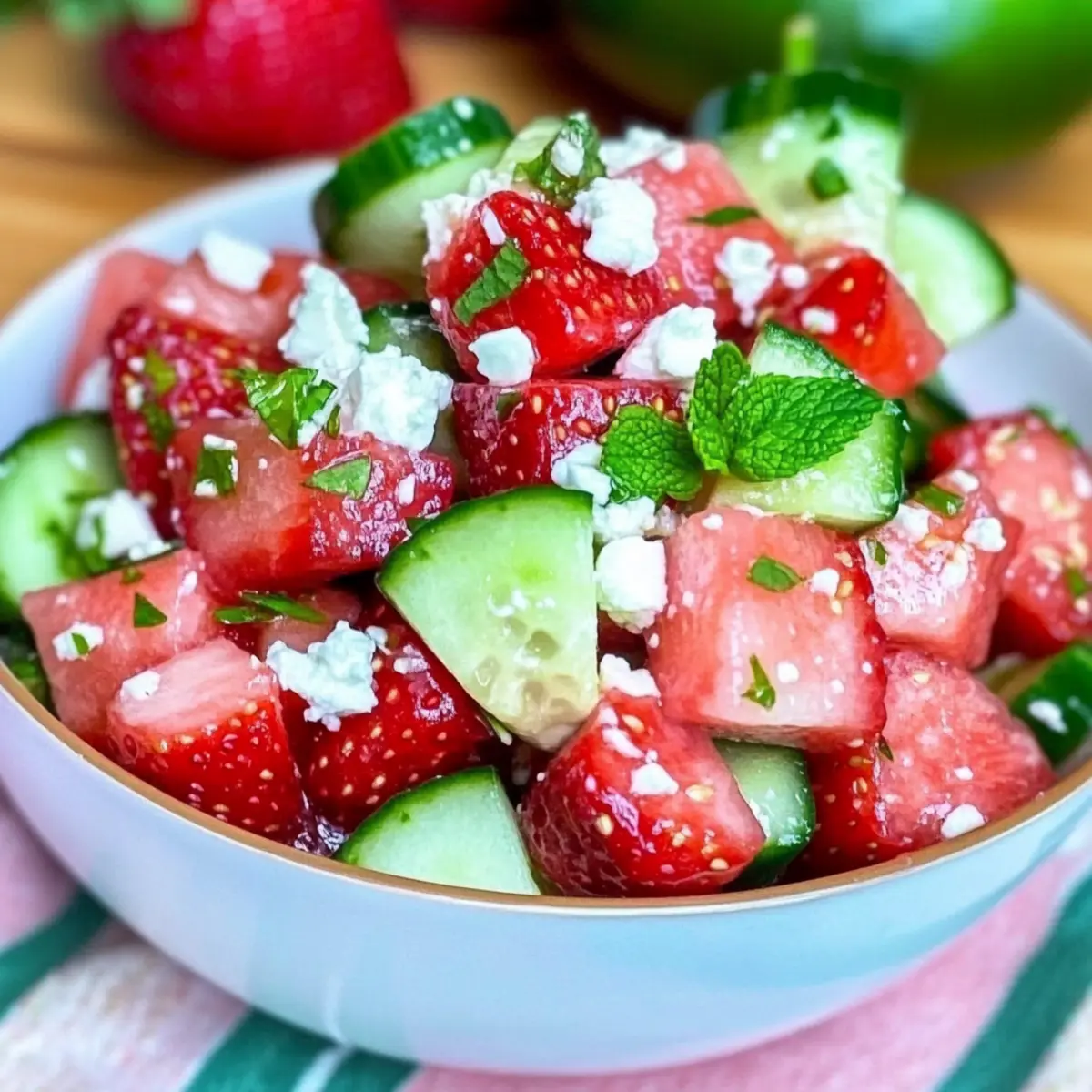 Cool and Refreshing Cucumber Watermelon Strawberry Salad 2 unnamed file 78