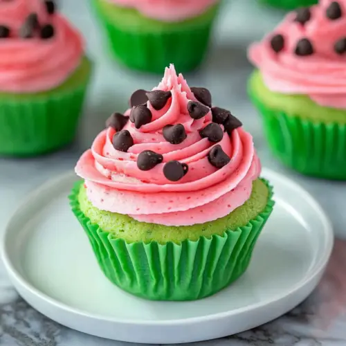 Delicious Watermelon Cupcakes for a Fun Summer Treat 1 Watermelon Cupcakes