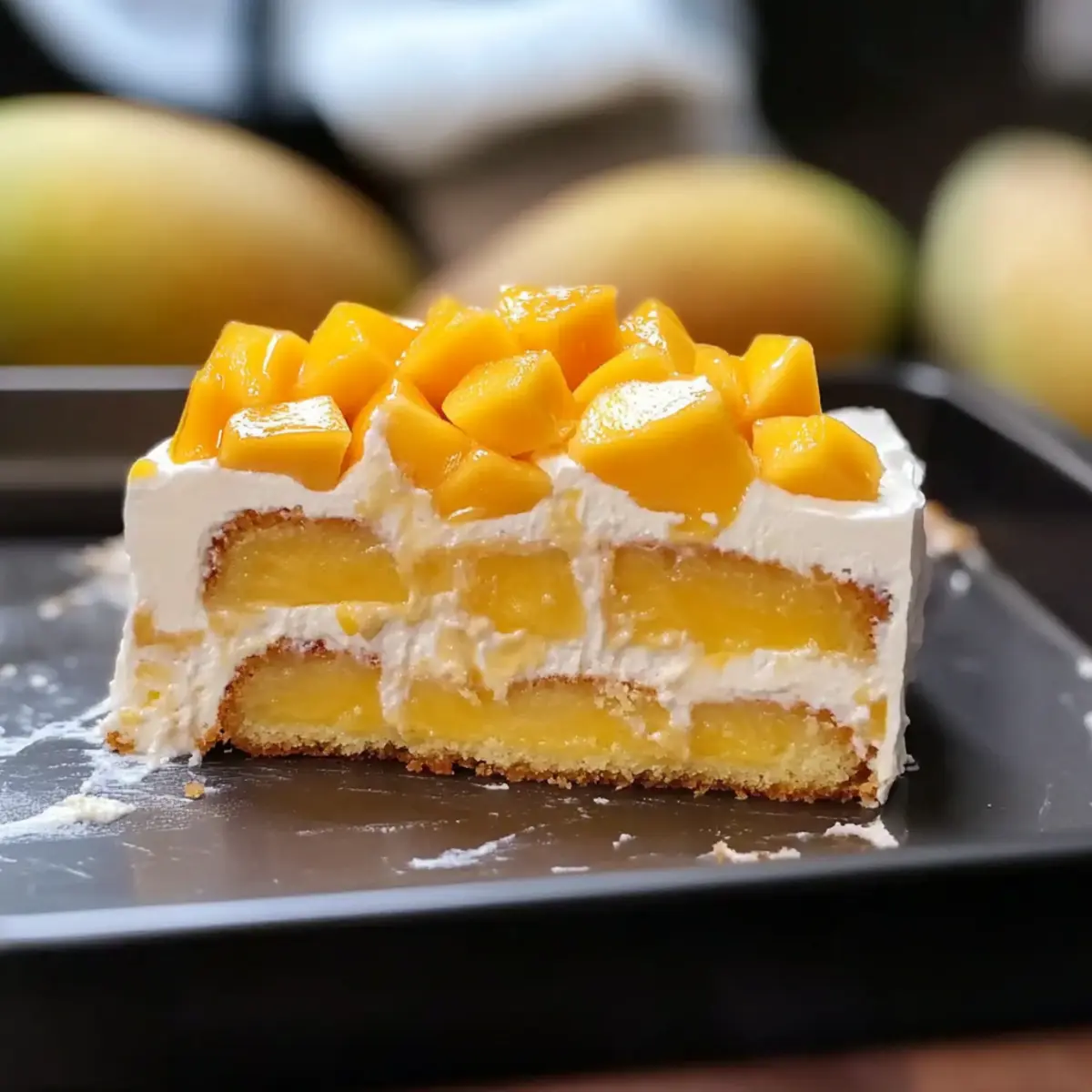 Mango Tres Leches Cake