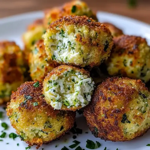 Crispy Zucchini-Feta Balls