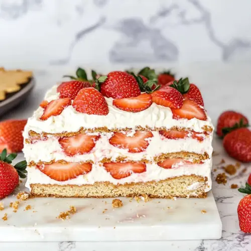 Strawberry Icebox Cake