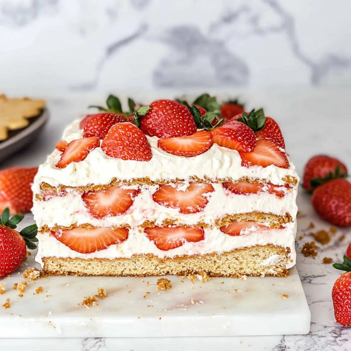 Strawberry Icebox Cake