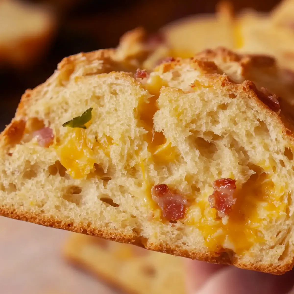 Irresistible Brunch Bread: Bacon & Cheddar Delight 3 unnamed file 164