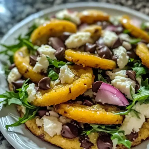 Peach Arugula Salad