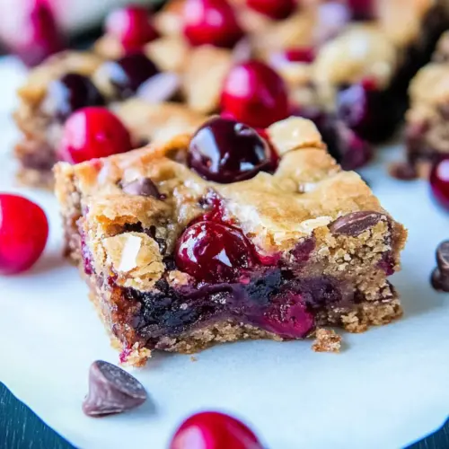 Chocolate Chip Cherry Bars