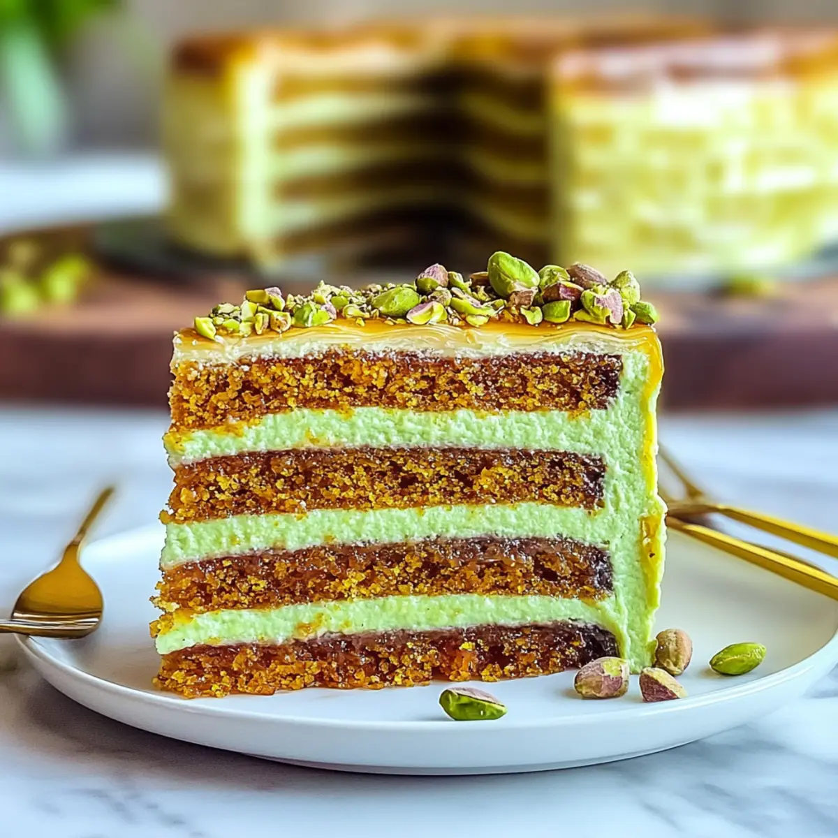 Pistachio Honey Baklava Cake: Your New Favorite Festive Treat 4 Pistachio Honey Baklava Cake