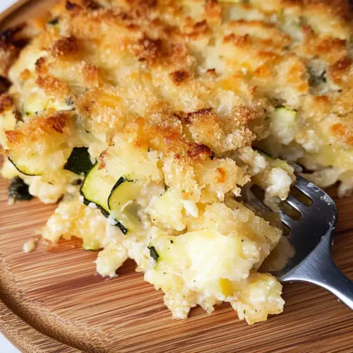 Garlic Parmesan Zucchini Casserole