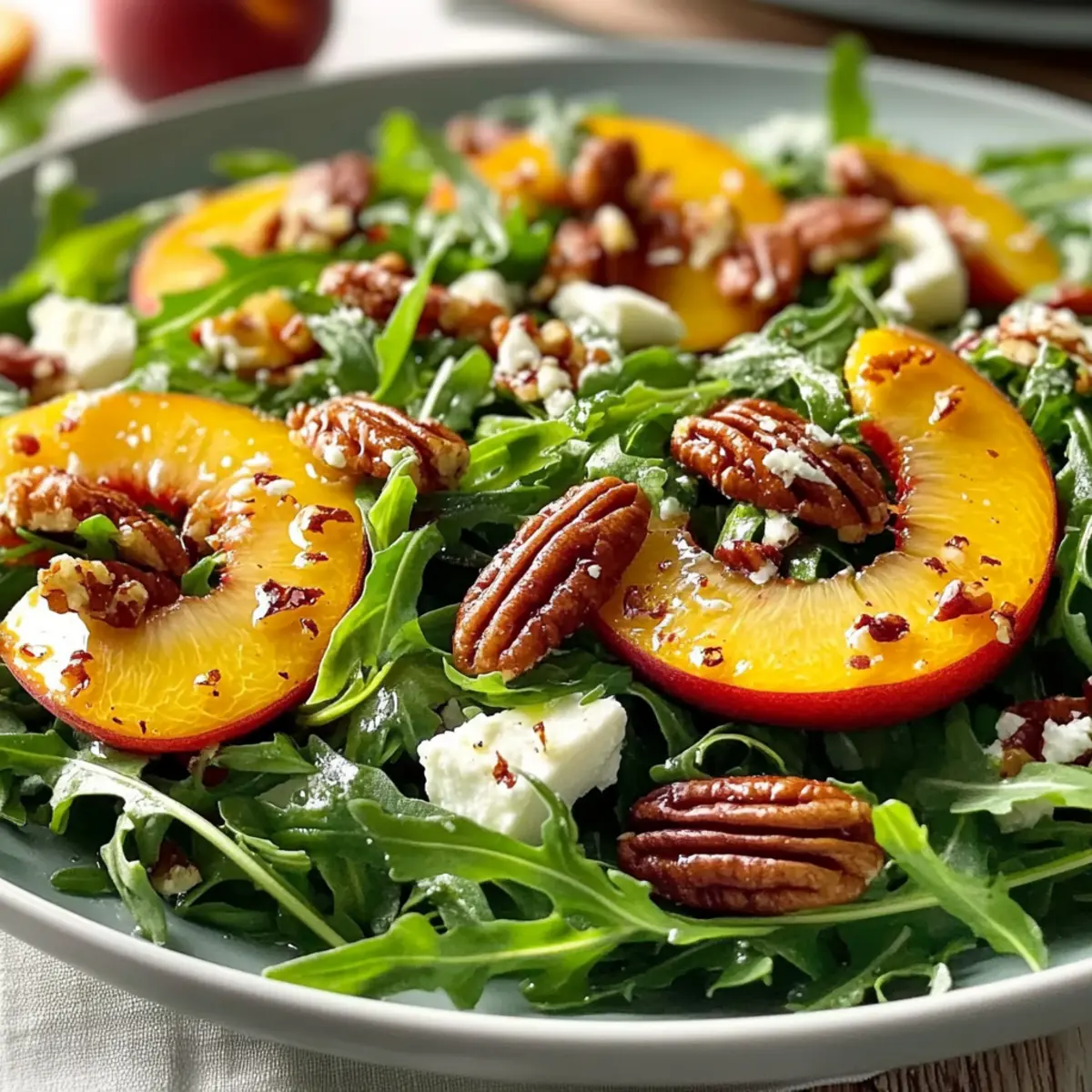 Delicious Arugula Peach Salad: A Quick Summer Delight 4 Arugula Peach Salad