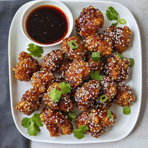Teriyaki Cauliflower Wings