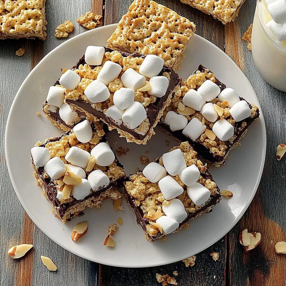 Rocky Road Rice Krispies Treats