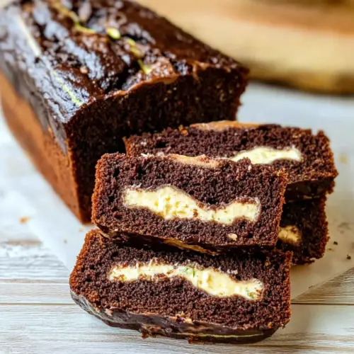 Decadent Chocolate Zucchini Bread with Cream Cheese Filling 21 Chocolate Zucchini Bread with Cream Cheese Filling
