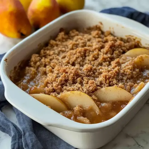 Cozy Pear Crumble: The Ultimate Autumn Dessert Delight 2 Pear Crumble