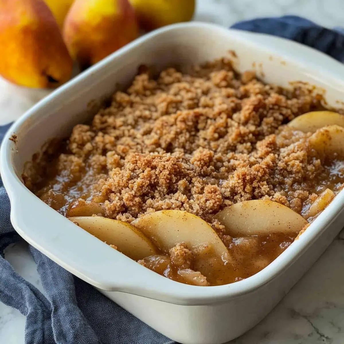 Pear Crumble