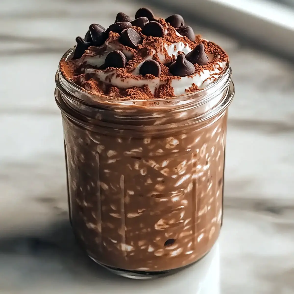Brownie Batter Overnight Oats