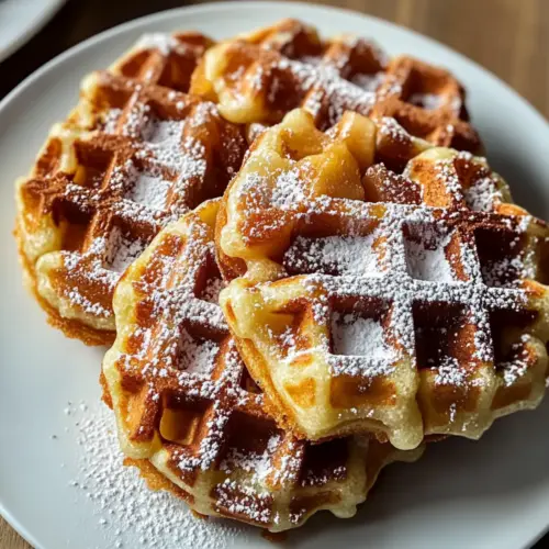 Apple Fritter Waffle Donuts