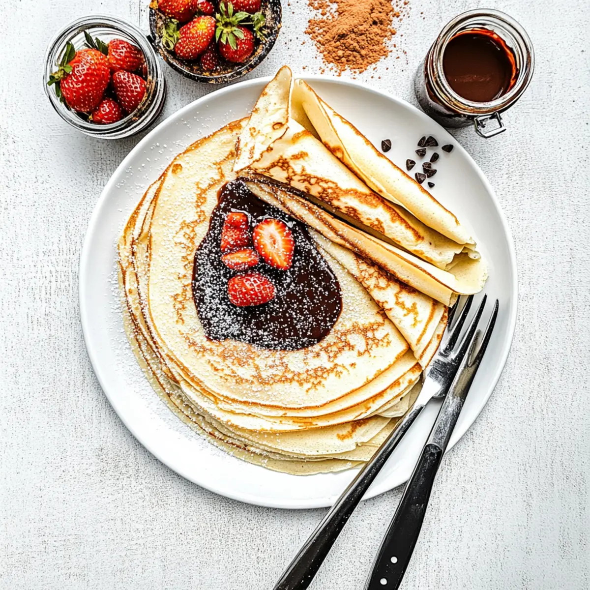 Delicious French Crepes: Light, Soft, and Irresistibly Versatile 4 French Crepes