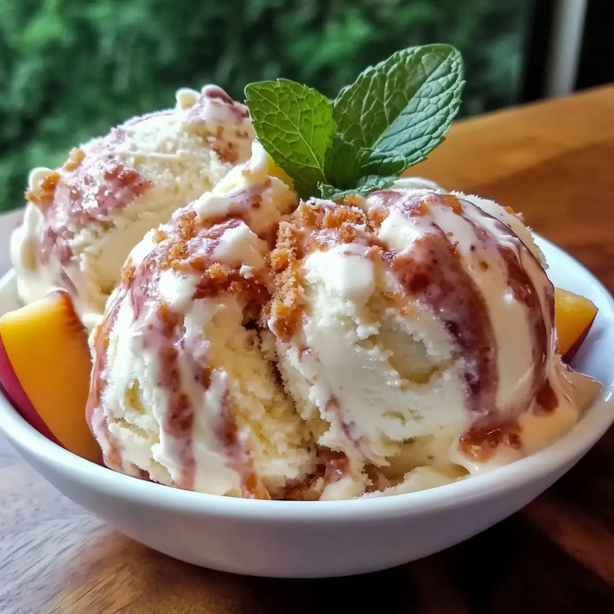 Creamy No-Churn Peach Bourbon Ice Cream for Effortless Summer Joy 1 unnamed file 503