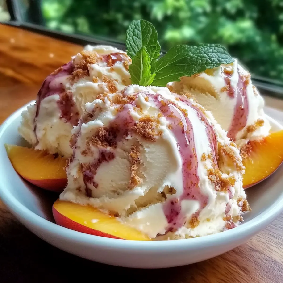 Creamy No-Churn Peach Bourbon Ice Cream for Effortless Summer Joy 2 unnamed file 504