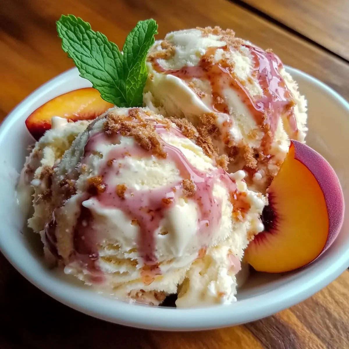 Creamy No-Churn Peach Bourbon Ice Cream for Effortless Summer Joy 3 unnamed file 505