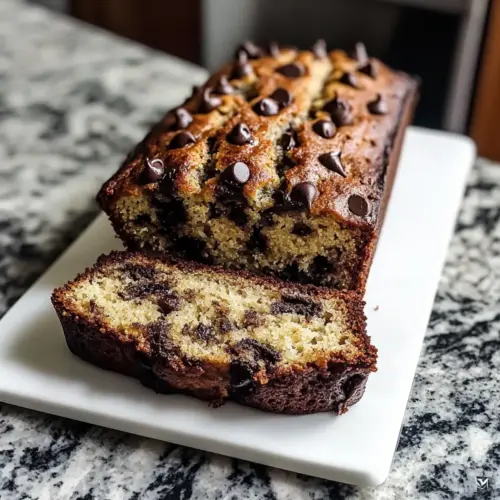 Super Moist Chocolate Chip Banana Bread Recipe